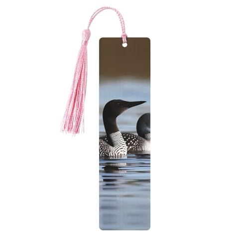 Loon Birds Lesezeichen, Holz-Lesezeichen für Buchliebhaber, handgefertigtes Holz-Lesezeichen mit Quaste, Lesezeichen, Ornament, Geschenkanhänger, Etiketten für Basteldekorationen Loon Birds Lesezeichen, Holz-Lesezeichen für Buchliebhaber, handgefertigtes Holz-Lesezeichen mit Quaste, Lesezeichen, Ornament, Geschenkanhänger, Etiketten für Basteldekorationen von HCBPWVQA
