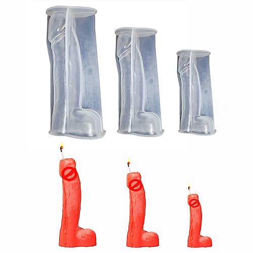 3 Penisse Kerzenformen zum Gießen, lustiges Kerzen selber machen Set, Kerzenform DIY Set Erwachsene für Erwachsenen-Mottopartys 3 Penisse Kerzenformen zum Gießen, lustiges Kerzen selber machen Set, Kerzenform DIY Set Erwachsene für Erwachsenen-Mottopartys von HCHZSH123