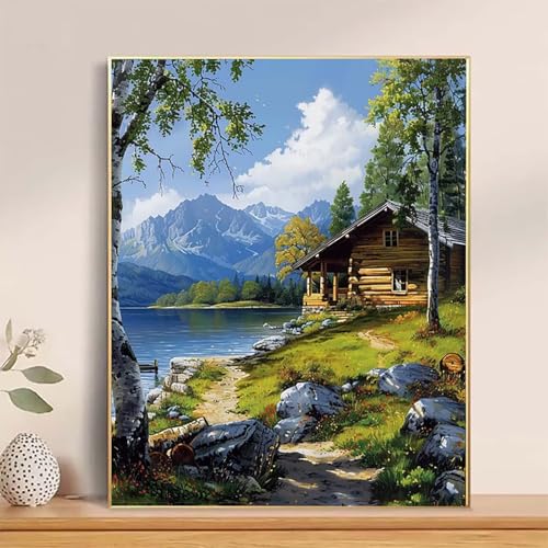 Malen Nach Zahlen Berg Paint by Numbers, Malen Nach Zahlen Erwachsene Häuser Painting by Numbers DIY Set Erwachsene mit 3 Pinseln und Acrylfarbe für Deko Wohnzimmer, Geschenke 100x135cm -hcj250408 Malen Nach Zahlen Berg Paint by Numbers, Malen Nach Zahlen Erwachsene Häuser Painting by Numbers DIY Set Erwachsene mit 3 Pinseln und Acrylfarbe für Deko Wohnzimmer, Geschenke 100x135cm -hcj250408 von HCJUTFOU