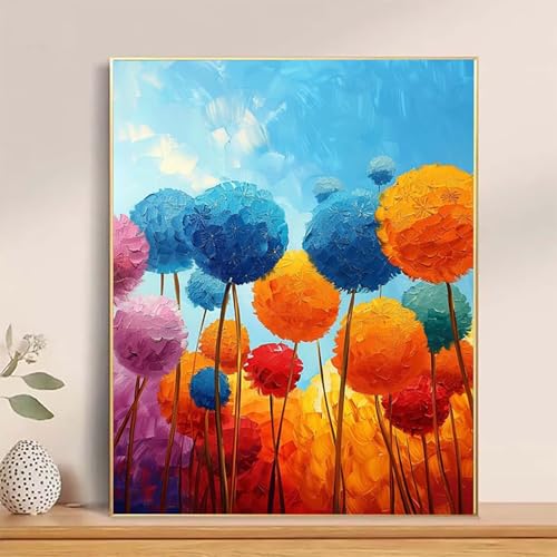 Malen Nach Zahlen Blume Paint by Numbers, Malen Nach Zahlen Erwachsene Himmel Painting by Numbers DIY Set Erwachsene mit 3 Pinseln und Acrylfarbe für Deko Wohnzimmer, Geschenke 100 x 135cm -hcj2504FX Malen Nach Zahlen Blume Paint by Numbers, Malen Nach Zahlen Erwachsene Himmel Painting by Numbers DIY Set Erwachsene mit 3 Pinseln und Acrylfarbe für Deko Wohnzimmer, Geschenke 100 x 135cm -hcj2504FX von HCJUTFOU