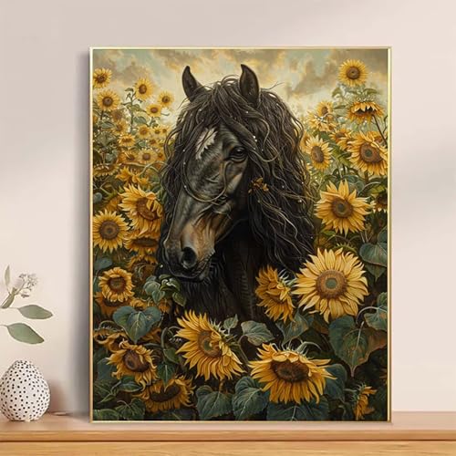 Malen Nach Zahlen Blumen Paint by Numbers, Malen Nach Zahlen Erwachsene Pferd Painting by Numbers DIY Set Erwachsene mit 3 Pinseln und Acrylfarbe für Deko Wohnzimmer, Geschenke 100x135cm -hcj25044Y Malen Nach Zahlen Blumen Paint by Numbers, Malen Nach Zahlen Erwachsene Pferd Painting by Numbers DIY Set Erwachsene mit 3 Pinseln und Acrylfarbe für Deko Wohnzimmer, Geschenke 100x135cm -hcj25044Y von HCJUTFOU