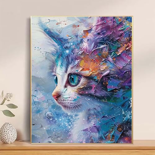 Malen Nach Zahlen Erwachsene Katze Malen Nach Zahlen Tier Paint by Numbers DIY Ölgemälde Set mit 3 Pinseln und Acrylfarbe Basteln Erwachsene für Zimmer Wanddeko, Geschenke 100 x 135 cm -hcj2504Y0 Malen Nach Zahlen Erwachsene Katze Malen Nach Zahlen Tier Paint by Numbers DIY Ölgemälde Set mit 3 Pinseln und Acrylfarbe Basteln Erwachsene für Zimmer Wanddeko, Geschenke 100 x 135 cm -hcj2504Y0 von HCJUTFOU