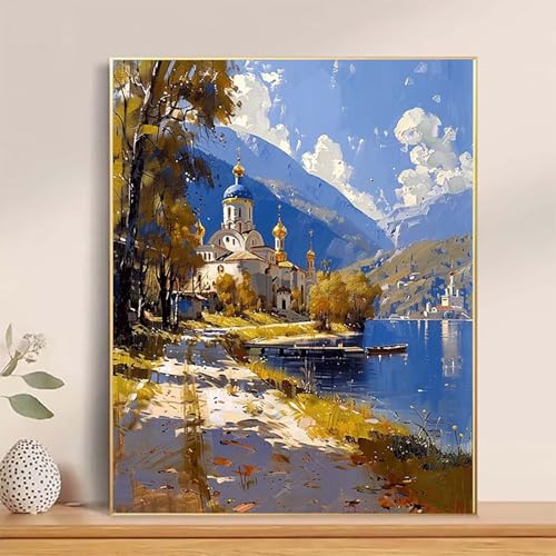 Malen Nach Zahlen Erwachsene Kirche Malen Nach Zahlen Landschaft Paint by Numbers DIY Ölgemälde Set mit 3 Pinseln und Acrylfarbe Basteln Erwachsene für Zimmer Wanddeko 100 x 135 cm -hcj250456QS1IMC Malen Nach Zahlen Erwachsene Kirche Malen Nach Zahlen Landschaft Paint by Numbers DIY Ölgemälde Set mit 3 Pinseln und Acrylfarbe Basteln Erwachsene für Zimmer Wanddeko 100 x 135 cm -hcj250456QS1IMC von HCJUTFOU
