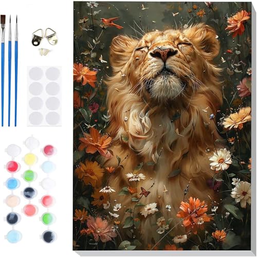Malen Nach Zahlen Erwachsene Löwe Malen Nach Zahlen Chrysantheme Paint by Numbers DIY Ölgemälde Set mit 3 Pinseln und Acrylfarbe Basteln Erwachsene für Zimmer Wanddeko 100 X 135 CM -hcj25042F5E3254 Malen Nach Zahlen Erwachsene Löwe Malen Nach Zahlen Chrysantheme Paint by Numbers DIY Ölgemälde Set mit 3 Pinseln und Acrylfarbe Basteln Erwachsene für Zimmer Wanddeko 100 X 135 CM -hcj25042F5E3254 von HCJUTFOU