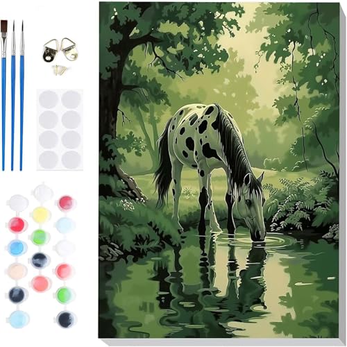 Malen Nach Zahlen Erwachsene Pferd Malen Nach Zahlen Tier Paint by Numbers DIY Ölgemälde Set mit 3 Pinseln und Acrylfarbe Basteln Erwachsene für Zimmer Wanddeko, Geschenke 50 x 65cm -hcj2504FYEE2PS3 Malen Nach Zahlen Erwachsene Pferd Malen Nach Zahlen Tier Paint by Numbers DIY Ölgemälde Set mit 3 Pinseln und Acrylfarbe Basteln Erwachsene für Zimmer Wanddeko, Geschenke 50 x 65cm -hcj2504FYEE2PS3 von HCJUTFOU