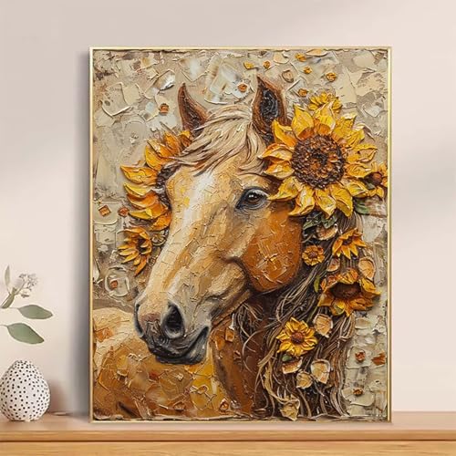 Malen Nach Zahlen Erwachsene Sonnenblume Malen Nach Zahlen Pferd Paint by Numbers DIY Ölgemälde Set mit 3 Pinseln und Acrylfarbe Basteln Erwachsene für Zimmer Wanddeko 100 X 135 CM -hcj2504E3CC3T38 Malen Nach Zahlen Erwachsene Sonnenblume Malen Nach Zahlen Pferd Paint by Numbers DIY Ölgemälde Set mit 3 Pinseln und Acrylfarbe Basteln Erwachsene für Zimmer Wanddeko 100 X 135 CM -hcj2504E3CC3T38 von HCJUTFOU