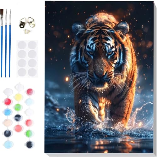 Malen Nach Zahlen Erwachsene Tiger Malen Nach Zahlen Tier Paint by Numbers DIY Ölgemälde Set mit 3 Pinseln und Acrylfarbe Basteln Erwachsene für Zimmer Wanddeko, Geschenke 100 x 135 cm -hcj250480 Malen Nach Zahlen Erwachsene Tiger Malen Nach Zahlen Tier Paint by Numbers DIY Ölgemälde Set mit 3 Pinseln und Acrylfarbe Basteln Erwachsene für Zimmer Wanddeko, Geschenke 100 x 135 cm -hcj250480 von HCJUTFOU