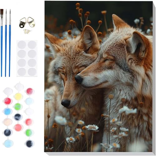 Malen Nach Zahlen Fuchs Paint by Numbers, Malen Nach Zahlen Erwachsene Tier Painting by Numbers DIY Set Erwachsene mit 3 Pinseln und Acrylfarbe für Deko Wohnzimmer, Geschenke 70 x 95 cm -hcj250422 Malen Nach Zahlen Fuchs Paint by Numbers, Malen Nach Zahlen Erwachsene Tier Painting by Numbers DIY Set Erwachsene mit 3 Pinseln und Acrylfarbe für Deko Wohnzimmer, Geschenke 70 x 95 cm -hcj250422 von HCJUTFOU