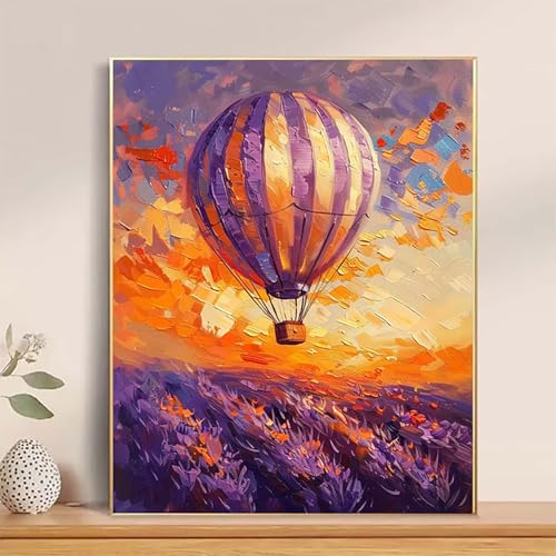 Malen Nach Zahlen Heißluftballon Paint by Numbers, Malen Nach Zahlen Erwachsene Lavendel Painting by Numbers DIY Set Erwachsene mit 3 Pinseln und Acrylfarbe für Deko Wohnzimmer 100 x 135cm -hcj250428 Malen Nach Zahlen Heißluftballon Paint by Numbers, Malen Nach Zahlen Erwachsene Lavendel Painting by Numbers DIY Set Erwachsene mit 3 Pinseln und Acrylfarbe für Deko Wohnzimmer 100 x 135cm -hcj250428 von HCJUTFOU