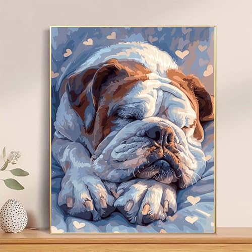 Malen Nach Zahlen Hund Paint by Numbers, Malen Nach Zahlen Erwachsene Tier Painting by Numbers DIY Set Erwachsene mit 3 Pinseln und Acrylfarbe für Deko Wohnzimmer, Geschenke 100 x 135cm -hcj250418 Malen Nach Zahlen Hund Paint by Numbers, Malen Nach Zahlen Erwachsene Tier Painting by Numbers DIY Set Erwachsene mit 3 Pinseln und Acrylfarbe für Deko Wohnzimmer, Geschenke 100 x 135cm -hcj250418 von HCJUTFOU