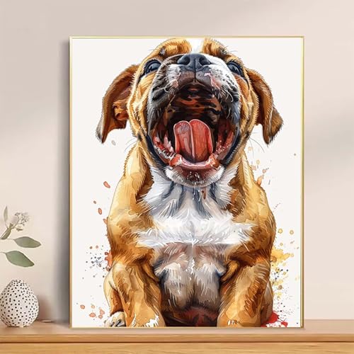 Malen Nach Zahlen Hund Paint by Numbers, Malen Nach Zahlen Erwachsene Tier Painting by Numbers DIY Set Erwachsene mit 3 Pinseln und Acrylfarbe für Deko Wohnzimmer, Geschenke 100x135cm -hcj25049S Malen Nach Zahlen Hund Paint by Numbers, Malen Nach Zahlen Erwachsene Tier Painting by Numbers DIY Set Erwachsene mit 3 Pinseln und Acrylfarbe für Deko Wohnzimmer, Geschenke 100x135cm -hcj25049S von HCJUTFOU