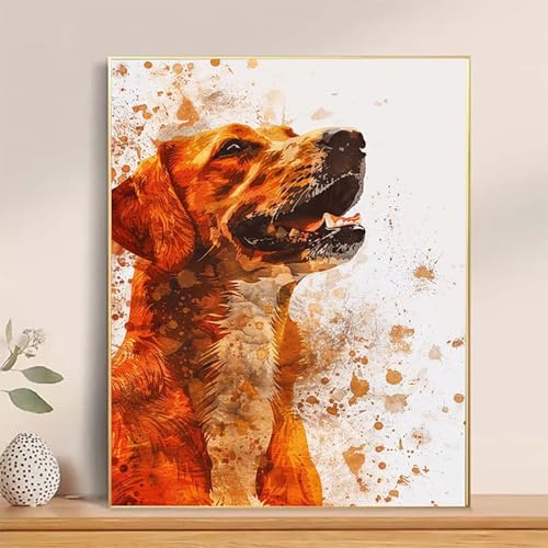 Malen Nach Zahlen Hund Paint by Numbers, Malen Nach Zahlen Erwachsene Tier Painting by Numbers DIY Set Erwachsene mit 3 Pinseln und Acrylfarbe für Deko Wohnzimmer, Geschenke 100x135cm -hcj2504S4 Malen Nach Zahlen Hund Paint by Numbers, Malen Nach Zahlen Erwachsene Tier Painting by Numbers DIY Set Erwachsene mit 3 Pinseln und Acrylfarbe für Deko Wohnzimmer, Geschenke 100x135cm -hcj2504S4 von HCJUTFOU