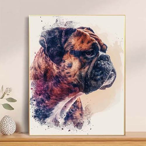 Malen Nach Zahlen Hund Paint by Numbers, Malen Nach Zahlen Erwachsene Tier Painting by Numbers DIY Set Erwachsene mit 3 Pinseln und Acrylfarbe für Deko Wohnzimmer, Geschenke 100x135cm -hcj2504YM Malen Nach Zahlen Hund Paint by Numbers, Malen Nach Zahlen Erwachsene Tier Painting by Numbers DIY Set Erwachsene mit 3 Pinseln und Acrylfarbe für Deko Wohnzimmer, Geschenke 100x135cm -hcj2504YM von HCJUTFOU