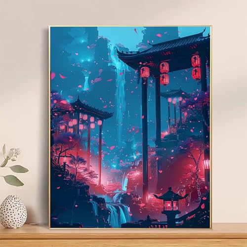 Malen Nach Zahlen Landschaft Paint by Numbers, Malen Nach Zahlen Erwachsene Fallen Painting by Numbers DIY Set Erwachsene mit 3 Pinseln und Acrylfarbe für Deko Wohnzimmer 100x135cm -hcj2504RF0A4I78 Malen Nach Zahlen Landschaft Paint by Numbers, Malen Nach Zahlen Erwachsene Fallen Painting by Numbers DIY Set Erwachsene mit 3 Pinseln und Acrylfarbe für Deko Wohnzimmer 100x135cm -hcj2504RF0A4I78 von HCJUTFOU