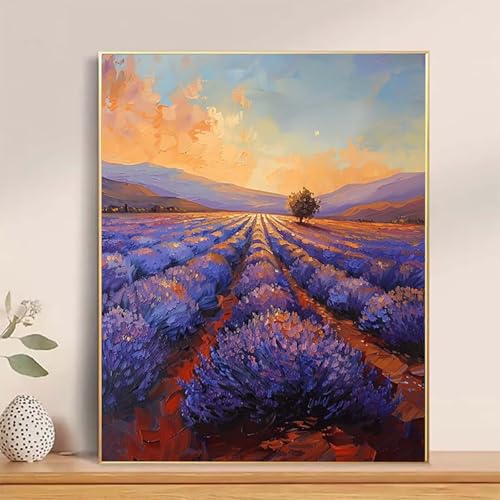 Malen Nach Zahlen Lavendel Paint by Numbers, Malen Nach Zahlen Erwachsene Landschaft Painting by Numbers DIY Set Erwachsene mit 3 Pinseln und Acrylfarbe für Deko Wohnzimmer 100 x 135cm -hcj25048R Malen Nach Zahlen Lavendel Paint by Numbers, Malen Nach Zahlen Erwachsene Landschaft Painting by Numbers DIY Set Erwachsene mit 3 Pinseln und Acrylfarbe für Deko Wohnzimmer 100 x 135cm -hcj25048R von HCJUTFOU