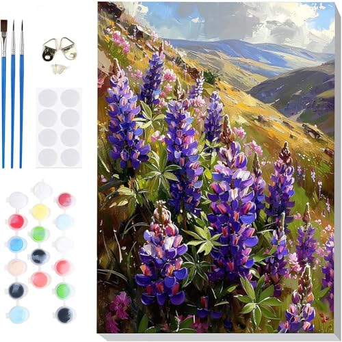 Malen Nach Zahlen Lavendel Paint by Numbers, Malen Nach Zahlen Erwachsene Wiese Painting by Numbers DIY Set Erwachsene mit 3 Pinseln und Acrylfarbe für Deko Wohnzimmer, Geschenke 20 X 30 CM -hcj250441 Malen Nach Zahlen Lavendel Paint by Numbers, Malen Nach Zahlen Erwachsene Wiese Painting by Numbers DIY Set Erwachsene mit 3 Pinseln und Acrylfarbe für Deko Wohnzimmer, Geschenke 20 X 30 CM -hcj250441 von HCJUTFOU
