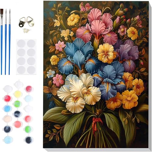 Malen Nach Zahlen Magnolie Paint by Numbers, Malen Nach Zahlen Erwachsene Blume Painting by Numbers DIY Set Erwachsene mit 3 Pinseln und Acrylfarbe für Deko Wohnzimmer, Geschenke 70 X 95 CM -hcj2504H4 Malen Nach Zahlen Magnolie Paint by Numbers, Malen Nach Zahlen Erwachsene Blume Painting by Numbers DIY Set Erwachsene mit 3 Pinseln und Acrylfarbe für Deko Wohnzimmer, Geschenke 70 X 95 CM -hcj2504H4 von HCJUTFOU