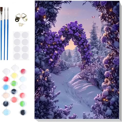 Malen Nach Zahlen Rose Paint by Numbers, Malen Nach Zahlen Erwachsene Landschaft Painting by Numbers DIY Set Erwachsene mit 3 Pinseln und Acrylfarbe für Deko Wohnzimmer 50 x 65 cm -hcj2504BE3P5699 Malen Nach Zahlen Rose Paint by Numbers, Malen Nach Zahlen Erwachsene Landschaft Painting by Numbers DIY Set Erwachsene mit 3 Pinseln und Acrylfarbe für Deko Wohnzimmer 50 x 65 cm -hcj2504BE3P5699 von HCJUTFOU