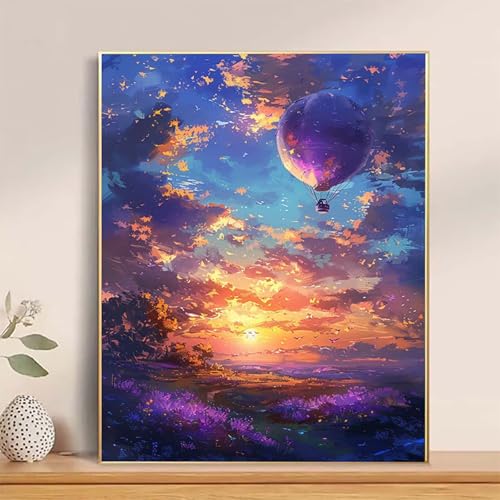 Malen Nach Zahlen Sonnenuntergang Paint by Numbers, Malen Nach Zahlen Erwachsene Heißluftballon Painting by Numbers Set Erwachsene mit Pinseln und Acrylfarbe für Deko Wohnzimmer 100 x 135cm -hcj2504H9 Malen Nach Zahlen Sonnenuntergang Paint by Numbers, Malen Nach Zahlen Erwachsene Heißluftballon Painting by Numbers Set Erwachsene mit Pinseln und Acrylfarbe für Deko Wohnzimmer 100 x 135cm -hcj2504H9 von HCJUTFOU