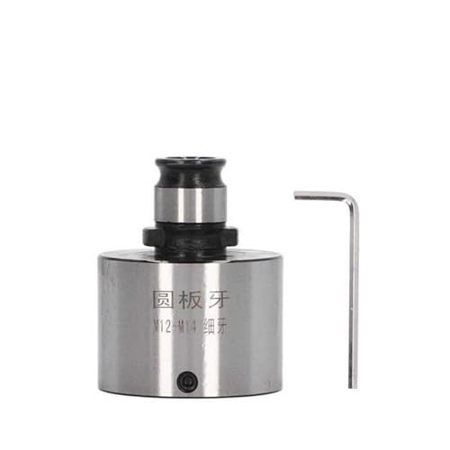 HCNCKPMPTG(売店) GT12-M12-M14 Gewindeschneidfutter Schnellwechsel 19 mm Außendurchmesser Kohlenstoffstahl for Drehmaschine Futter(Fine Teeth) von HCNCKPMPTG(売店)