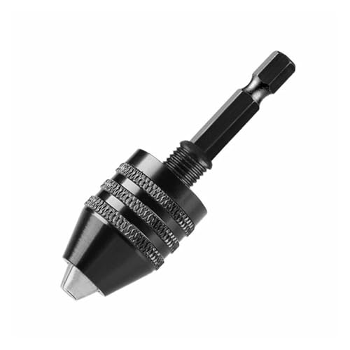 HCNCKPMPTG(売店) Mini Keyless Bohrfutter 0,3–8 mm selbstspannende elektrische Bohrer Spannzange Werkzeuge 1/4 Zoll Sechskantschaft Schnellwechselkonverter Futter(0.3-6.5mm) von HCNCKPMPTG(売店)