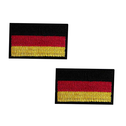 HCS Deutschland Flagge Patch 5 x 3 cm Deutschland Stoff-Patch für Bundeswehr Dienstgradschlaufe von HCS Ausrüstungs GmbH