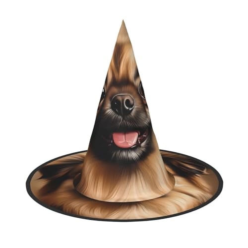 Ein niedlicher Hund Malerei Halloween Hexen Hüte Hexen Stirnbänder Zauberer Hut Kostüm Zubehör Cosplay für Party Maskerade faltbar 3 Stück Ein niedlicher Hund Malerei Halloween Hexen Hüte Hexen Stirnbänder Zauberer Hut Kostüm Zubehör Cosplay für Party Maskerade faltbar 3 Stück von HCVXBSA