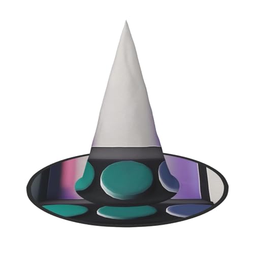 Eine dunkle Farbpalette, Halloween-Hexenhüte, Hexen-Stirnbänder, Zaubererhut, Kostüm, Zubehör, Cosplay, für Party, Maskerade, faltbar, 3 Stück Eine dunkle Farbpalette, Halloween-Hexenhüte, Hexen-Stirnbänder, Zaubererhut, Kostüm, Zubehör, Cosplay, für Party, Maskerade, faltbar, 3 Stück von HCVXBSA