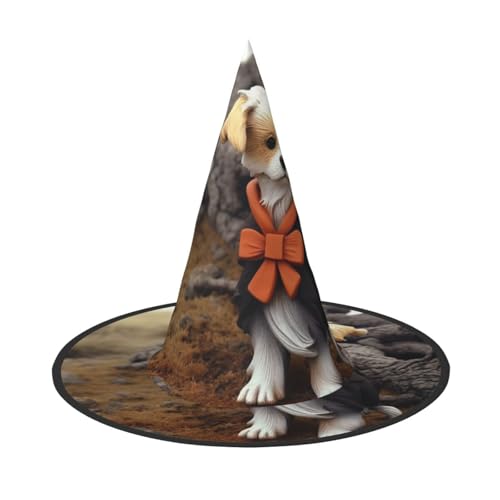 Fantastischer süßer Hund Halloween Hexen Hüte Hexen Stirnbänder Zauberer Hut Kostüm Zubehör Cosplay für Party Maskerade Faltbar 1 Fantastischer süßer Hund Halloween Hexen Hüte Hexen Stirnbänder Zauberer Hut Kostüm Zubehör Cosplay für Party Maskerade Faltbar 1 von HCVXBSA