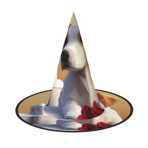 Niedlicher kleiner Jagdhund Halloween Hexenhüte Hexen Stirnbänder Zauberer Hut Kostüm Zubehör Cosplay für Party Maskerade Faltbar 1 Niedlicher kleiner Jagdhund Halloween Hexenhüte Hexen Stirnbänder Zauberer Hut Kostüm Zubehör Cosplay für Party Maskerade Faltbar 1 von HCVXBSA