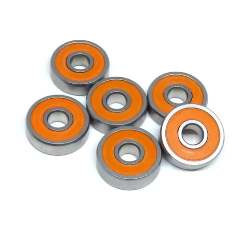 10 Stück S625 2RS 5 x 16 x 5 mm ABEC-7 Edelstahl-Hybrid-Keramiklager 625 S625C RS 2RS 3D-Drucker Keramikkugellager(S694C-2OS 4x11x4mm) von HCVYQMMJ