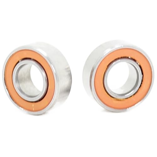 2 Stück Angelrollenlager 3 x 10 x 4 mm S623 2RS ​​Edelstahl-Hybrid-Keramik-Luftlager S623RS S623 2OS CB von HCVYQMMJ