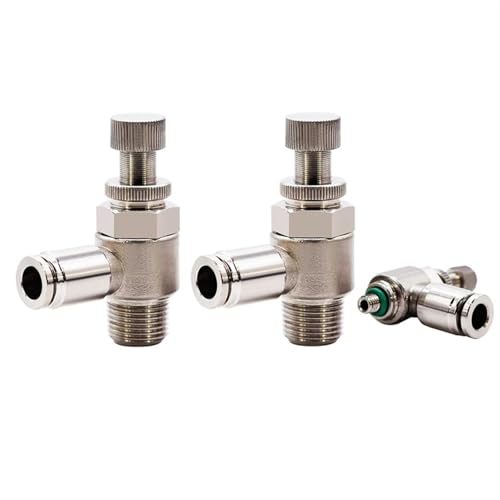 HCVYQMMJ 304 Edelstahl Schnellverbinder Zylinder Drosselklappeneinstellung Drehzahlregelventil SL4/6/8/10/12-M5/01/02/03/04 1St(SL4-02) von HCVYQMMJ