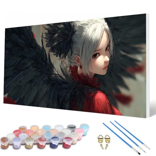 Anime Malen Nach Zahlen Erwachsene, Malen Nach Zahlen FlüGel Paint by Numbers Adult Muster Basteln Erwachsene Anfänger für Deko Wohnzimmer, Wanddeko, Geschenke für Frauen 100 x 300 cm -hcw2507OF Anime Malen Nach Zahlen Erwachsene, Malen Nach Zahlen FlüGel Paint by Numbers Adult Muster Basteln Erwachsene Anfänger für Deko Wohnzimmer, Wanddeko, Geschenke für Frauen 100 x 300 cm -hcw2507OF von HCWBDWOU