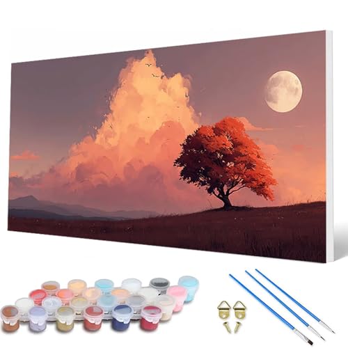 Baum Malen Nach Zahlen Erwachsene, Malen Nach Zahlen Landschaft Paint by Numbers Adult Muster Basteln Erwachsene Anfänger für Deko Wohnzimmer, Wanddeko, Geschenke für Frauen 50 x 100 cm -hcw2507W7 Baum Malen Nach Zahlen Erwachsene, Malen Nach Zahlen Landschaft Paint by Numbers Adult Muster Basteln Erwachsene Anfänger für Deko Wohnzimmer, Wanddeko, Geschenke für Frauen 50 x 100 cm -hcw2507W7 von HCWBDWOU