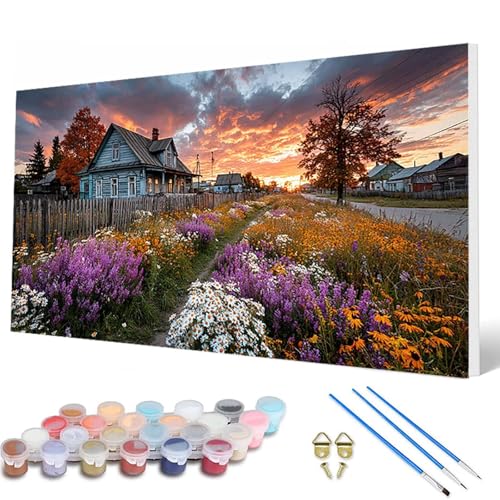 Blumen Malen Nach Zahlen Erwachsene, Malen Nach Zahlen HäUser Paint by Numbers Adult Muster Basteln Erwachsene Anfänger für Deko Wohnzimmer, Wanddeko, Geschenke für Frauen 50 x 100 cm -hcw250762 Blumen Malen Nach Zahlen Erwachsene, Malen Nach Zahlen HäUser Paint by Numbers Adult Muster Basteln Erwachsene Anfänger für Deko Wohnzimmer, Wanddeko, Geschenke für Frauen 50 x 100 cm -hcw250762 von HCWBDWOU