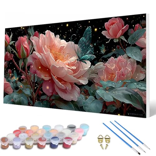 Blumenn Malen Nach Zahlen Erwachsene, Malen Nach Zahlen Schmetterling Paint by Numbers Adult Muster Basteln Erwachsene Anfänger für Deko Wohnzimmer, Geschenke für Frauen 100X300 CM -hcw2507C69923 Blumenn Malen Nach Zahlen Erwachsene, Malen Nach Zahlen Schmetterling Paint by Numbers Adult Muster Basteln Erwachsene Anfänger für Deko Wohnzimmer, Geschenke für Frauen 100X300 CM -hcw2507C69923 von HCWBDWOU
