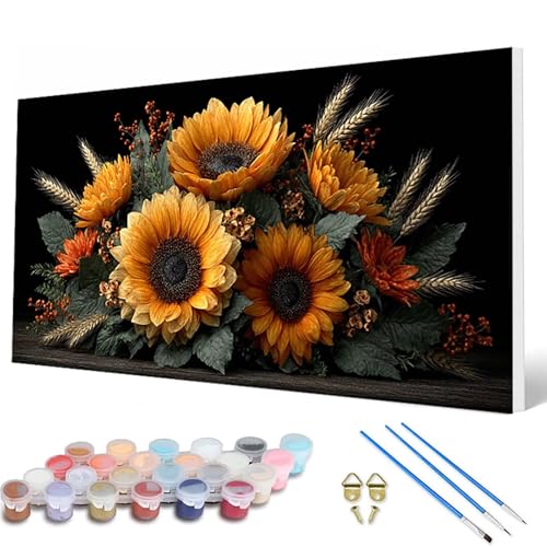 Blumenn Malen Nach Zahlen Erwachsene, Malen Nach Zahlen SonnenBlumen Paint by Numbers Adult Muster Basteln Erwachsene Anfänger für Deko Wohnzimmer, Geschenke für Frauen 100 x 300 cm -hcw250758M35K Blumenn Malen Nach Zahlen Erwachsene, Malen Nach Zahlen SonnenBlumen Paint by Numbers Adult Muster Basteln Erwachsene Anfänger für Deko Wohnzimmer, Geschenke für Frauen 100 x 300 cm -hcw250758M35K von HCWBDWOU