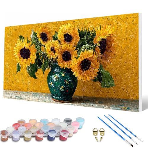 Blumenn Malen Nach Zahlen Erwachsene, Malen Nach Zahlen SonnenBlumen Paint by Numbers Adult Muster Basteln Erwachsene Anfänger für Deko Wohnzimmer, Wanddeko, Geschenke für Frauen 50X100 CM -hcw2507P0 Blumenn Malen Nach Zahlen Erwachsene, Malen Nach Zahlen SonnenBlumen Paint by Numbers Adult Muster Basteln Erwachsene Anfänger für Deko Wohnzimmer, Wanddeko, Geschenke für Frauen 50X100 CM -hcw2507P0 von HCWBDWOU