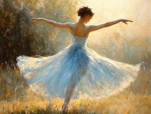 Diamond Painting Erwachsene, 5D Ballett Diamant Painting Bilder TäNzer 30 x 40cm, DIY Runde Diamant Bilder Kristall Kreuzstich Basteln Erwachsene Kits für Zimmer Deko Wohnzimmer, Geschenke, Model 77 Diamond Painting Erwachsene, 5D Ballett Diamant Painting Bilder TäNzer 30 x 40cm, DIY Runde Diamant Bilder Kristall Kreuzstich Basteln Erwachsene Kits für Zimmer Deko Wohnzimmer, Geschenke, Model 77 von HCWBDWOU