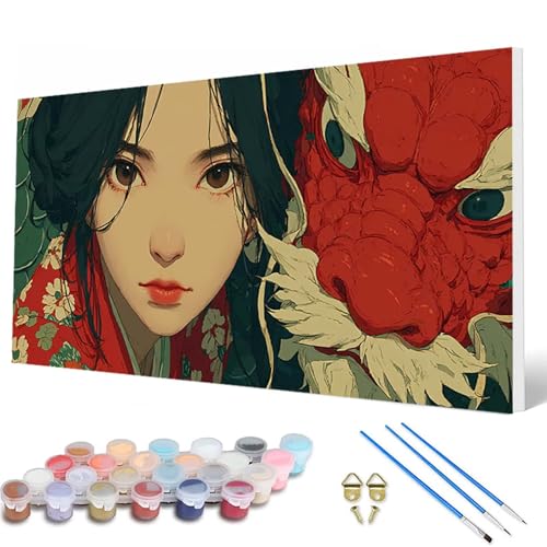 Drachen Malen Nach Zahlen Erwachsene, Malen Nach Zahlen Anime Paint by Numbers Adult Muster Basteln Erwachsene Anfänger für Zimmer Deko Wohnzimmer, Wanddeko, Geschenke für Frauen 100X300CM -hcw250792 Drachen Malen Nach Zahlen Erwachsene, Malen Nach Zahlen Anime Paint by Numbers Adult Muster Basteln Erwachsene Anfänger für Zimmer Deko Wohnzimmer, Wanddeko, Geschenke für Frauen 100X300CM -hcw250792 von HCWBDWOU