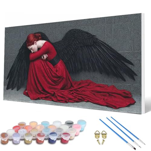 Engel Malen Nach Zahlen Erwachsene, Malen Nach Zahlen Frau Paint by Numbers Adult Muster Basteln Erwachsene Anfänger für Zimmer Deko Wohnzimmer, Wanddeko, Geschenke für Frauen 100 x 300 cm -hcw2507I8 Engel Malen Nach Zahlen Erwachsene, Malen Nach Zahlen Frau Paint by Numbers Adult Muster Basteln Erwachsene Anfänger für Zimmer Deko Wohnzimmer, Wanddeko, Geschenke für Frauen 100 x 300 cm -hcw2507I8 von HCWBDWOU