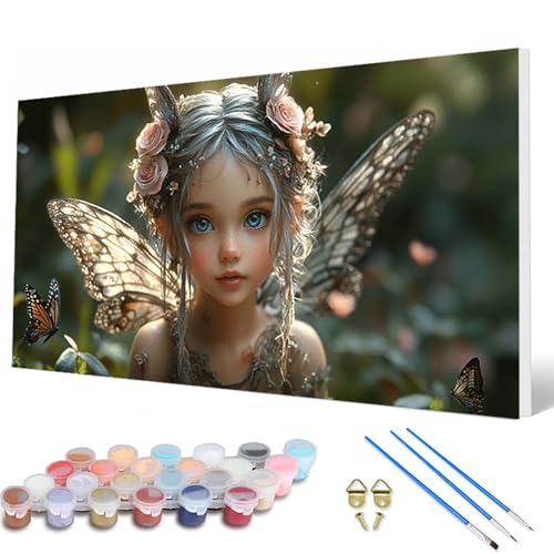 Engel Malen Nach Zahlen Erwachsene, Malen Nach Zahlen Schmetterling Paint by Numbers Adult Muster Basteln Erwachsene Anfänger für Deko Wohnzimmer, Wanddeko, Geschenke für Frauen 50X100 CM -hcw2507Q1 Engel Malen Nach Zahlen Erwachsene, Malen Nach Zahlen Schmetterling Paint by Numbers Adult Muster Basteln Erwachsene Anfänger für Deko Wohnzimmer, Wanddeko, Geschenke für Frauen 50X100 CM -hcw2507Q1 von HCWBDWOU
