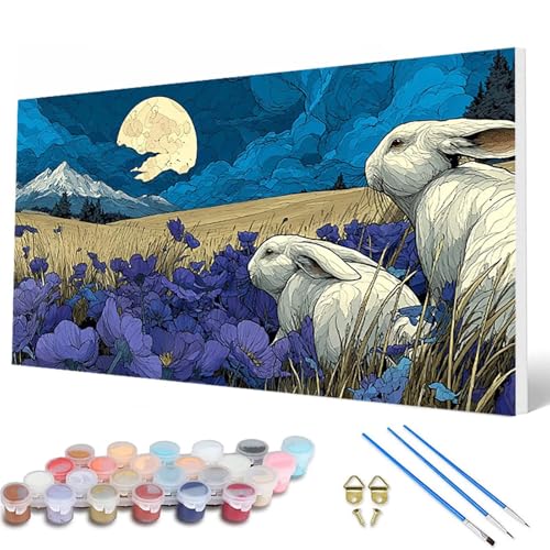 Kaninchen Malen Nach Zahlen Erwachsene, Malen Nach Zahlen Anime Paint by Numbers Adult Muster Basteln Erwachsene Anfänger für Deko Wohnzimmer, Wanddeko, Geschenke für Frauen 100 x 300 cm -hcw25071T Kaninchen Malen Nach Zahlen Erwachsene, Malen Nach Zahlen Anime Paint by Numbers Adult Muster Basteln Erwachsene Anfänger für Deko Wohnzimmer, Wanddeko, Geschenke für Frauen 100 x 300 cm -hcw25071T von HCWBDWOU