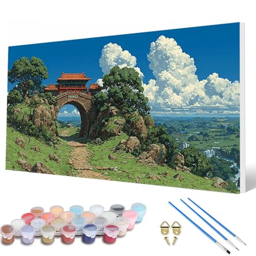 Landschaft Malen Nach Zahlen Erwachsene, Malen Nach Zahlen FrüHling Paint by Numbers Adult Muster Basteln Erwachsene Anfänger für Deko Wohnzimmer, Wanddeko, Geschenke für Frauen 100X300CM -hcw25073B Landschaft Malen Nach Zahlen Erwachsene, Malen Nach Zahlen FrüHling Paint by Numbers Adult Muster Basteln Erwachsene Anfänger für Deko Wohnzimmer, Wanddeko, Geschenke für Frauen 100X300CM -hcw25073B von HCWBDWOU