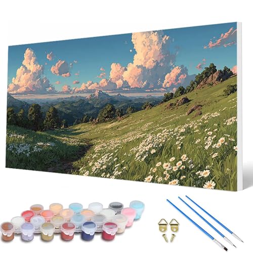 Landschaft Malen Nach Zahlen Erwachsene, Malen Nach Zahlen Wolke Paint by Numbers Adult Muster Basteln Erwachsene Anfänger für Zimmer Deko Wohnzimmer, Wanddeko, Geschenke für Frauen 30X60CM -hcw25071I Landschaft Malen Nach Zahlen Erwachsene, Malen Nach Zahlen Wolke Paint by Numbers Adult Muster Basteln Erwachsene Anfänger für Zimmer Deko Wohnzimmer, Wanddeko, Geschenke für Frauen 30X60CM -hcw25071I von HCWBDWOU