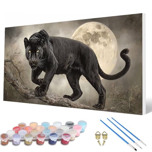 Leopard Malen Nach Zahlen Erwachsene, Malen Nach Zahlen Mond Paint by Numbers Adult Muster Basteln Erwachsene Anfänger für Zimmer Deko Wohnzimmer, Wanddeko, Geschenke für Frauen 90X180CM -hcw2507H8 Leopard Malen Nach Zahlen Erwachsene, Malen Nach Zahlen Mond Paint by Numbers Adult Muster Basteln Erwachsene Anfänger für Zimmer Deko Wohnzimmer, Wanddeko, Geschenke für Frauen 90X180CM -hcw2507H8 von HCWBDWOU