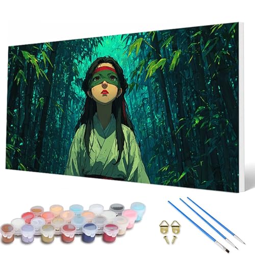 Malen Nach Zahlen Erwachsene, Bambuswald Malen Nach Zahlen Frau Paint by Numbers DIY Bastelset Erwachsene Mit 3 Pinseln und Acrylfarben für Deko Wohnzimmer, Geschenke für Frauen 60 x 120 cm -hcw250774 Malen Nach Zahlen Erwachsene, Bambuswald Malen Nach Zahlen Frau Paint by Numbers DIY Bastelset Erwachsene Mit 3 Pinseln und Acrylfarben für Deko Wohnzimmer, Geschenke für Frauen 60 x 120 cm -hcw250774 von HCWBDWOU
