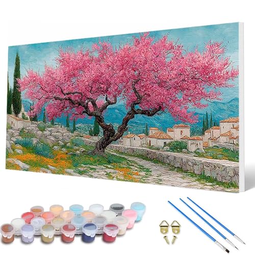 Malen Nach Zahlen Erwachsene, Baum Malen Nach Zahlen Landschaft Paint by Numbers DIY Bastelset Erwachsene Mit 3 Pinseln und Acrylfarben für Deko Wohnzimmer, Geschenke für Frauen 80X160CM -hcw2507U5 Malen Nach Zahlen Erwachsene, Baum Malen Nach Zahlen Landschaft Paint by Numbers DIY Bastelset Erwachsene Mit 3 Pinseln und Acrylfarben für Deko Wohnzimmer, Geschenke für Frauen 80X160CM -hcw2507U5 von HCWBDWOU