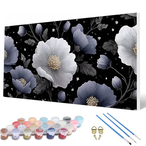 Malen Nach Zahlen Erwachsene, Blumenn Malen Nach Zahlen Anlage Paint by Numbers DIY Bastelset Erwachsene Mit 3 Pinseln und Acrylfarben für Deko Wohnzimmer, Geschenke für Frauen 40X80 CM -hcw25075H Malen Nach Zahlen Erwachsene, Blumenn Malen Nach Zahlen Anlage Paint by Numbers DIY Bastelset Erwachsene Mit 3 Pinseln und Acrylfarben für Deko Wohnzimmer, Geschenke für Frauen 40X80 CM -hcw25075H von HCWBDWOU